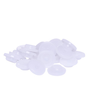 White Silicone Stoppers 20mm