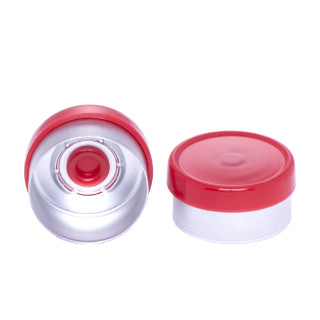 1000 x Red Plastic Flip Top...