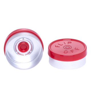 1000 x Red Plastic Flip Top...