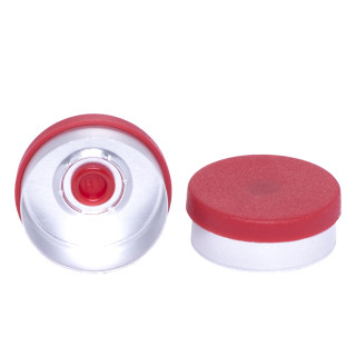 1000 x Red Plastic Flip Top...