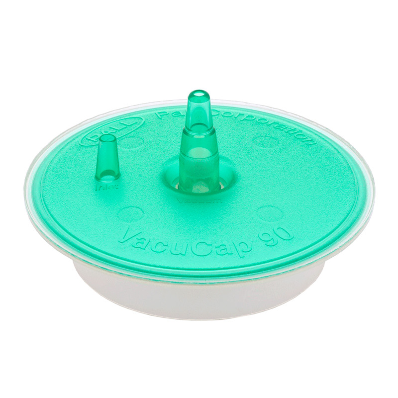 PALL Bottle Top Filter Vacucap 90mm Prefilter 0.8/0.22um Supor PES