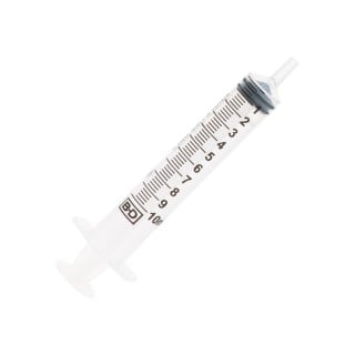10mL Eccentric Tip BD Syringes