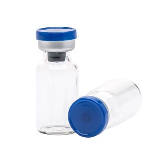 10 x 3ml Clear Glass Vials