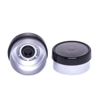 1000 x Black Plastic Flip...