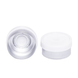 1000 x White Plastic Flip...