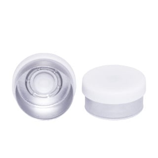 1000 x White Plastic Flip...