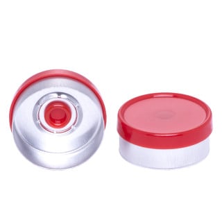 1000 x Red Plastic Flip Top...