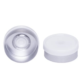 1000 x White Plastic Flip...