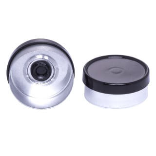 1000 x Black Plastic Flip...