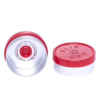 1000 x Red Plastic Flip Top...