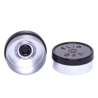 1000 x Black Plastic Flip...