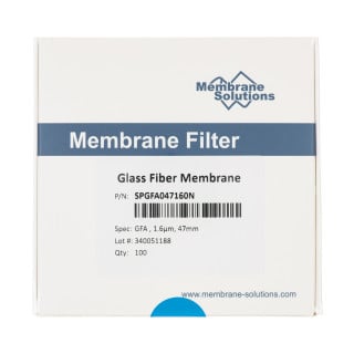 100 Glass Fiber Filter 47mm...